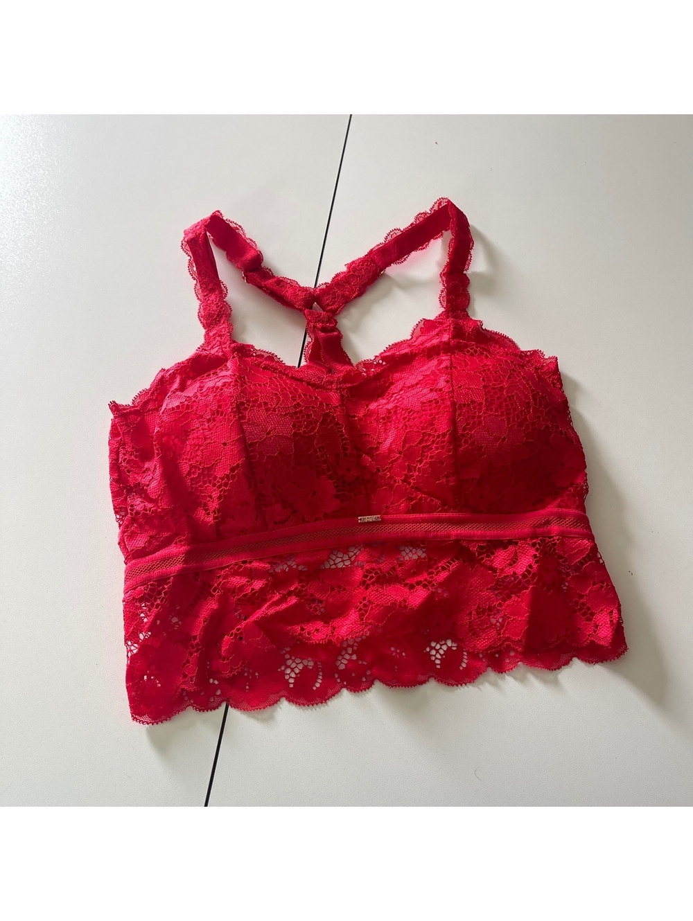 JadyK Women's Size S/M Juliette Racerback Red Bralette